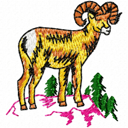 Gazelle Embroidery Design 2 Gazelle Embroidery Design 2